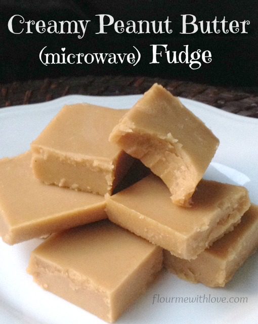 Easy Creamy Peanut Butter Fudge made in the microwave!