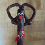 Chocolate Reindeer Pretzels
