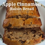 Apple Cinnamon Raisin Quick Bread