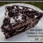 No-Bake Cookies & Cream Cheesecake Pie