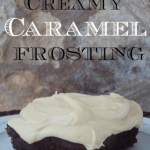 Creamy Caramel Frosting Recipe