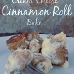 Cream Cheese Cinnamon Roll Bake