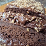 Chocolate Toffee Brownie Loaf