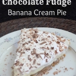 No-Bake Chocolate Fudge Banana Cream Pie