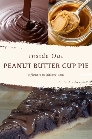 Inside Out Peanut Butter Cup Pie