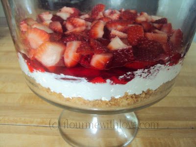 Strawberry Shortbread Trifle