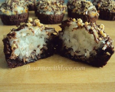 Almond Joy* Brownie Bites