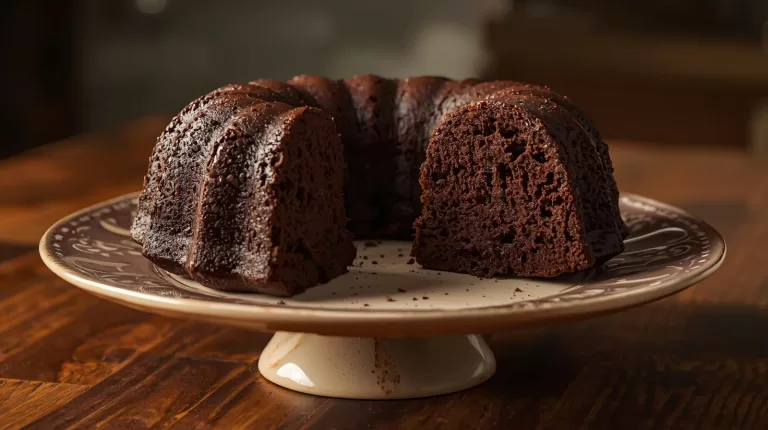 Chocolate Sour Cream Pound Cake
