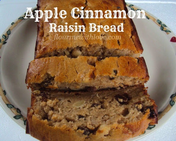 Apple Cinnamon Raisin Quick Bread