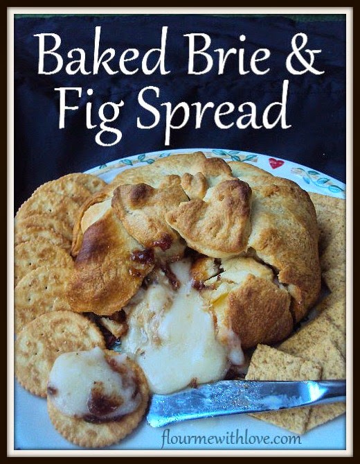 Baked Brie & Fig Spread