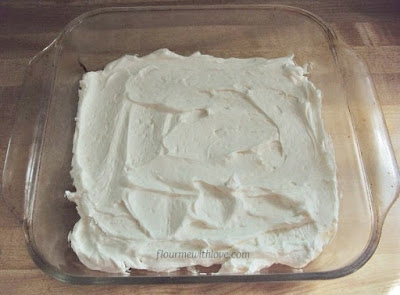 Strawberry Cream Cheese Icebox Cake Recipe with Chocolate Syrup