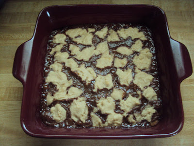 chocolate caramel earthquake shortbread squares; flourmewithlove.com