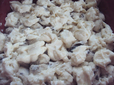 Blueberries & Cream Bubble-Up Bake #warmtraditions