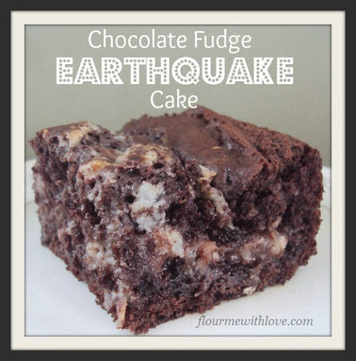 Chocolate Fudge Earthquake Cake