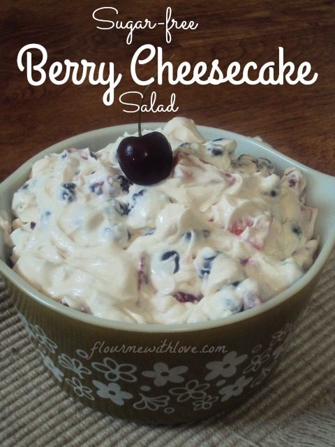 Sugar-Free Berry Cheesecake Salad (without cool whip)