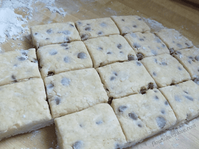 Rich delicious cream cheese make these chocolate chip scones tender, flaky, and oh so amazing!