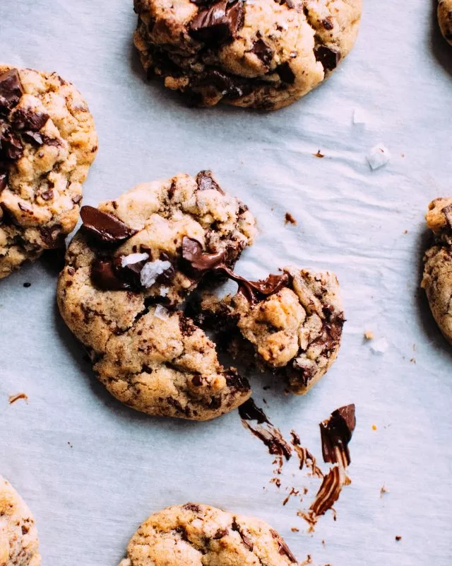 Freezer Chocolate Chip Cookies
