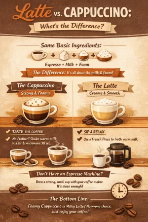 Latte or Cappuccino? Here’s the actual difference; Flour Me With Love