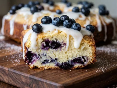 Blueberries and Cream Cake