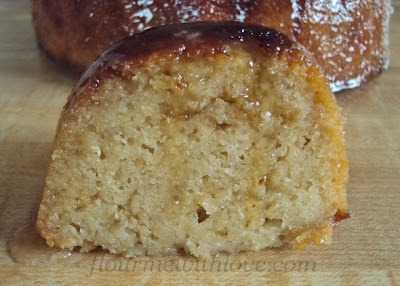 Buttermilk Pound Cake with Buttermilk Syrup