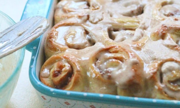 Featuring You ~ Caramel Apple Cinnamon Rolls with Apple Cinnamon Icing