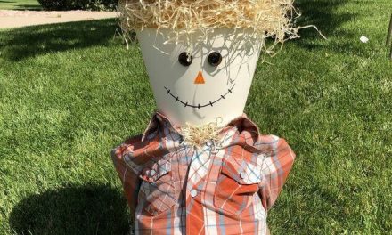 Featuring You ~ Flower Pot Scarecrow