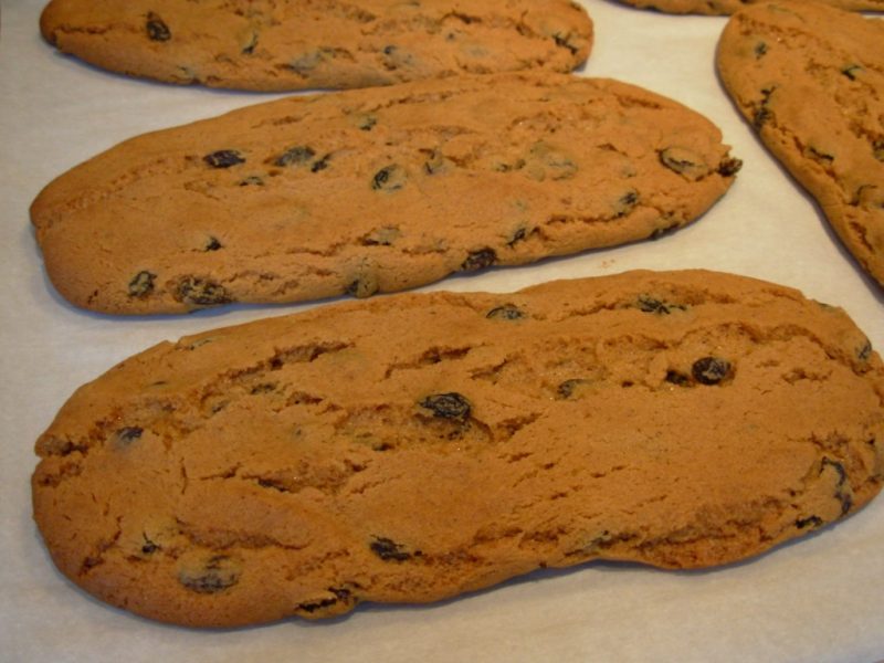 Old Fashioned Hermit Cookies filled with spices and raisins.