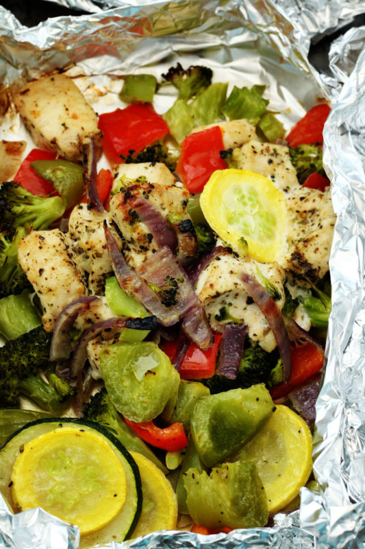Featuring You ~ Easy Italian Chicken and Veggies Foil Dinners