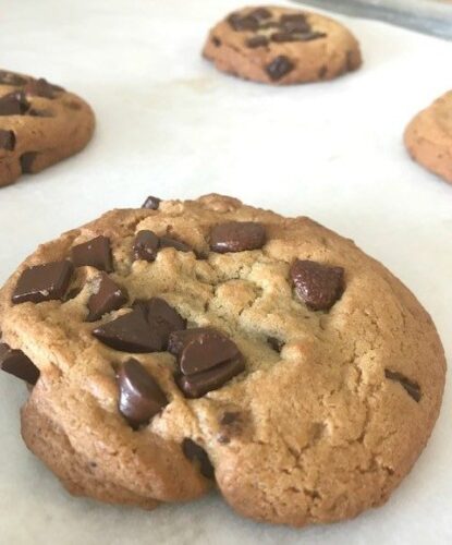 triple chocolate chip cookie