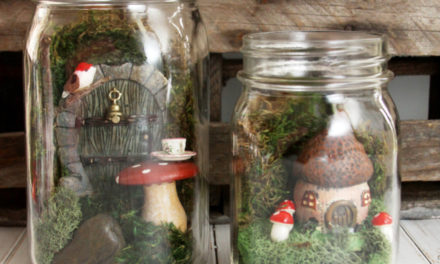 Featuring You ~ Mason Jar Fairy Gardens