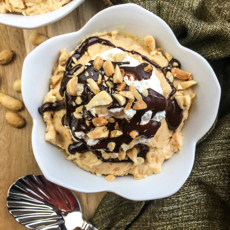 Chocolate Peanut Butter Mousse Parfait