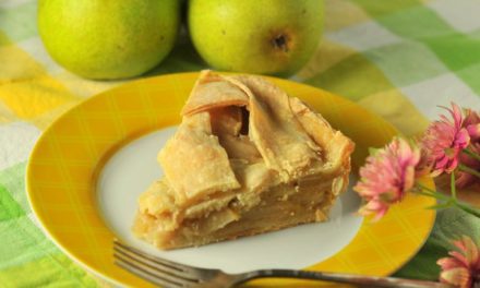 Featuring You ~ Pear Pie with Rum, Orange and Almond
