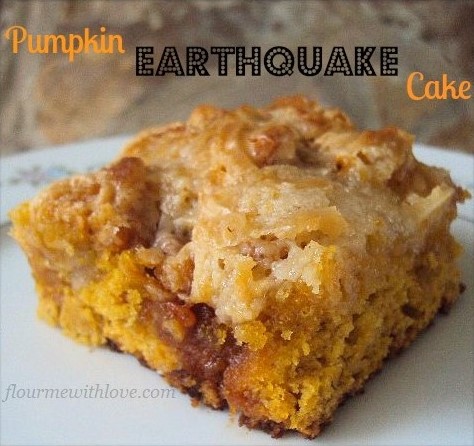 Pumpkin Earthquake Cake