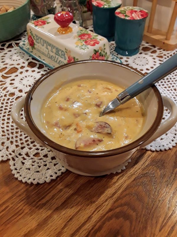 Featuring You ~ Sausage and Potato Chowder 