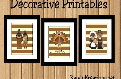 Featuring You ~ Family Thanksgiving Printables
