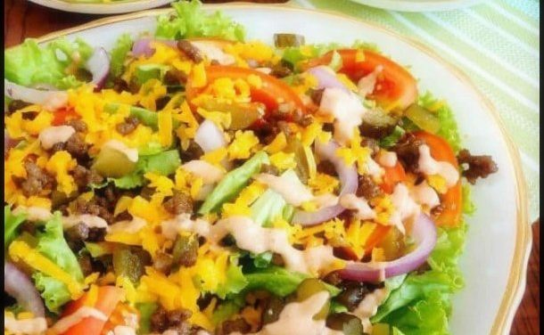 Featuring You ~ Cheeseburger Salad