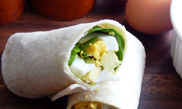 Featuring You ~ Spinach Avocado Egg Wrap