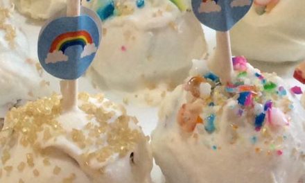 Featuring You ~ Rainbow Tie Dye Cake Balls