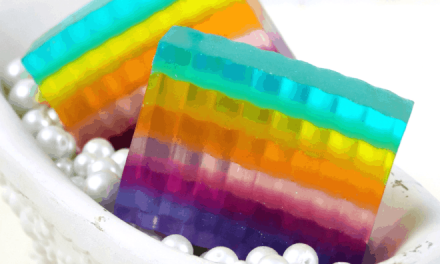 Featuring You ~ Rainbow Sparkle Layered Soap Recipe
