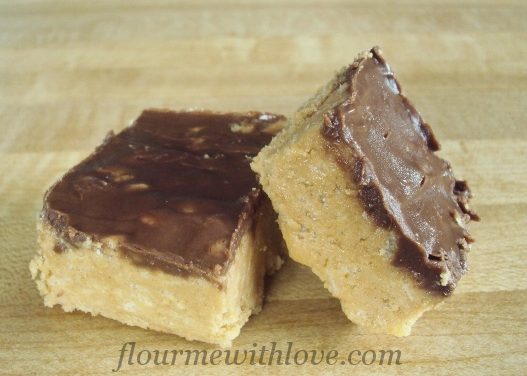 No-Bake Peanut Butter & Nutella Krispie Bars