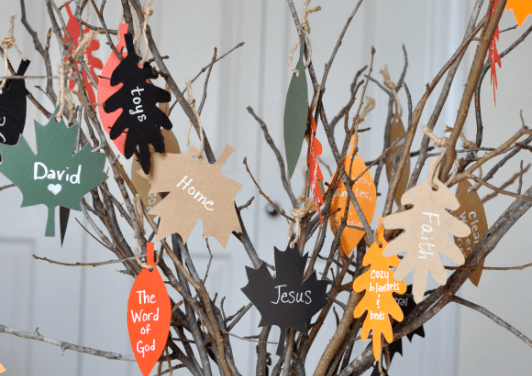 Featuring You ~ Pottery Barn Inspired Thankful Tree