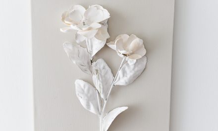 Featuring You ~ Plaster Dipped Flower Art