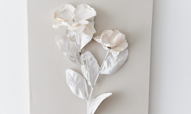 Featuring You ~ Plaster Dipped Flower Art